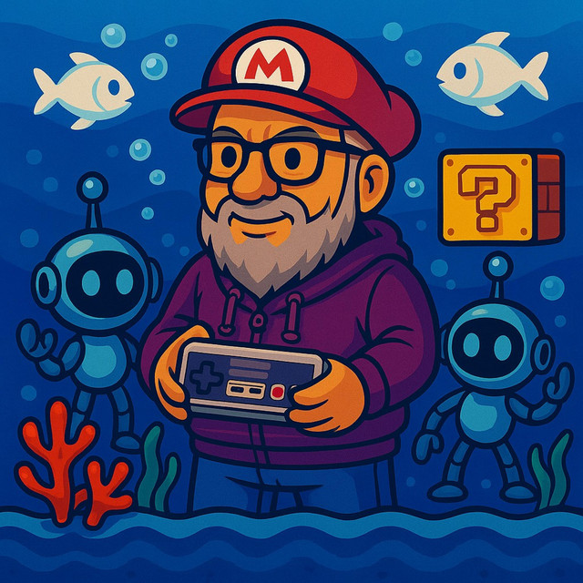 Cover of Super Mario Underwater 8-bit